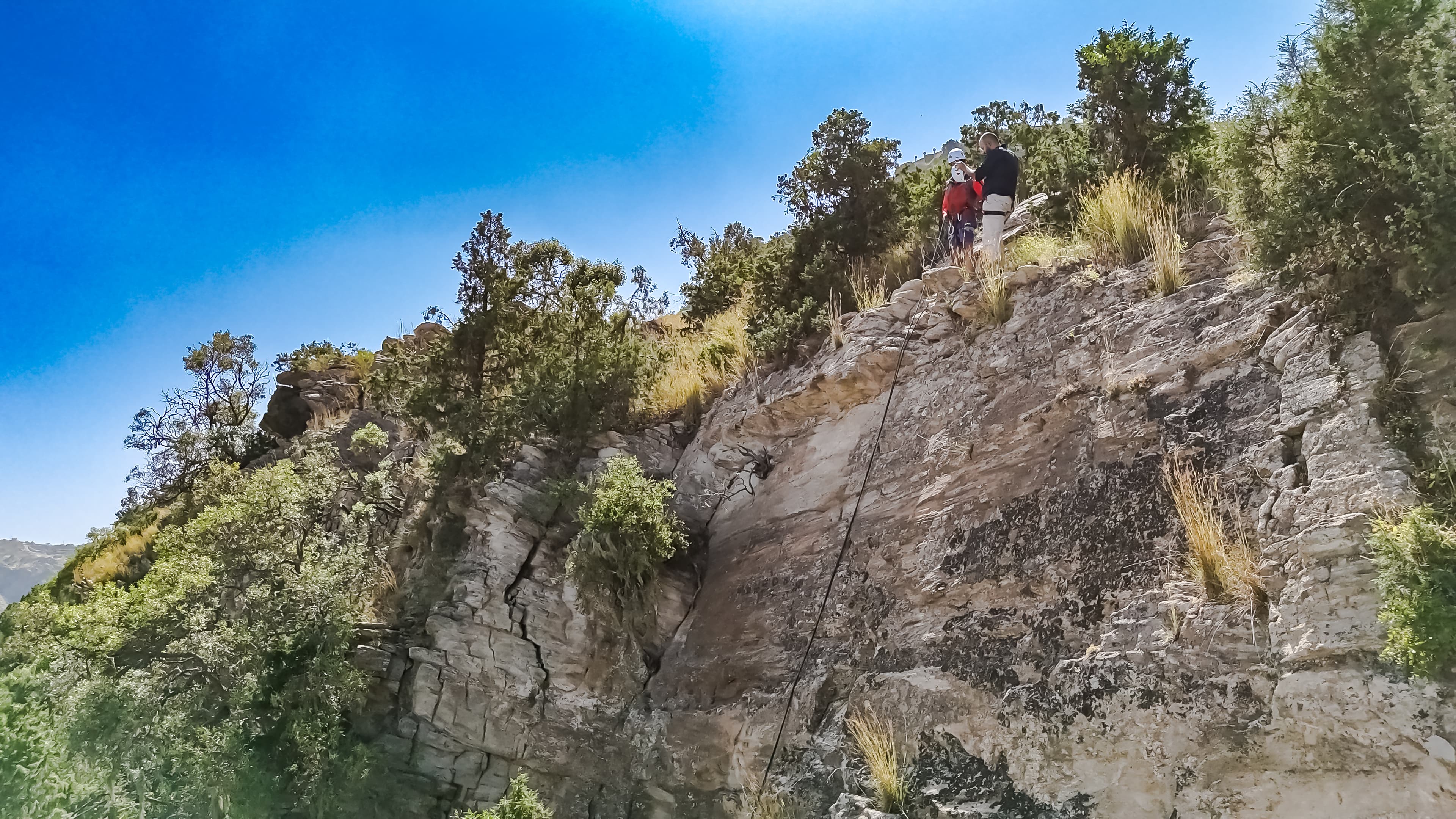 Abseiling and Hike